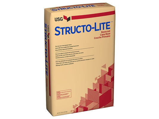 USG Structo-Lite Gypsum Basecoat Plaster – 50 lb Bag