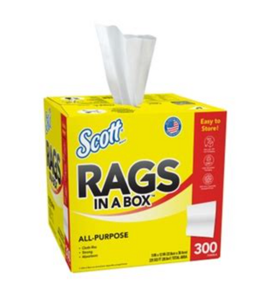 Scott Rags in a Box – 300 Count
