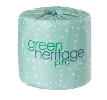 Green Heritage Jumbo Roll Tissue (JRT), 2-Ply – 9 in, 96 Rolls
