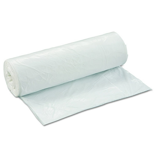 Heavy-Duty Garbage Bags on Roll Clear – 100 Count