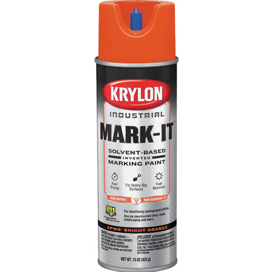 Inverted Marking Spray Paint – APWA Orange, 15 oz (425 g)