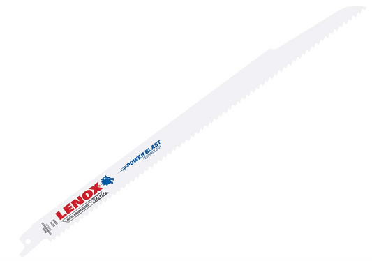 Reciprocating Saw Blades – Wood & Metal Cutting, 12 in, 5 TPI