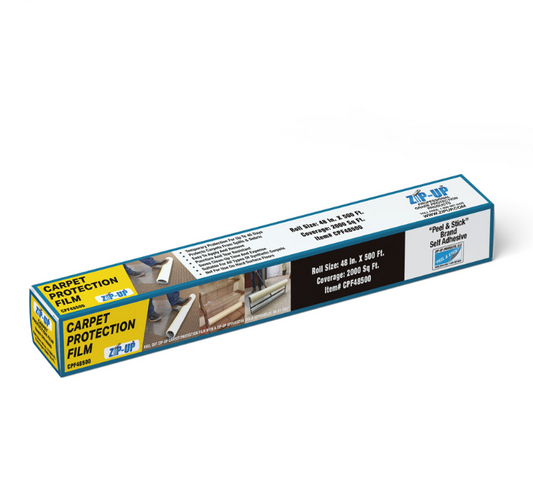 Zip-Up Carpet Protection Film – 48 in × 500 ft Roll