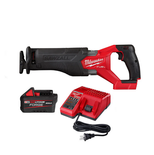 Milwaukee M18 FUEL Super Sawzall Kit – Model 2821-21F, Includes FORGE XC6.0 Battery & Charger