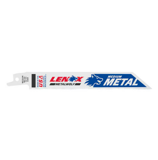 Lenox Reciprocating Saw Blades – Metal Cutting, 6 in, 18 TPI (61 Series)