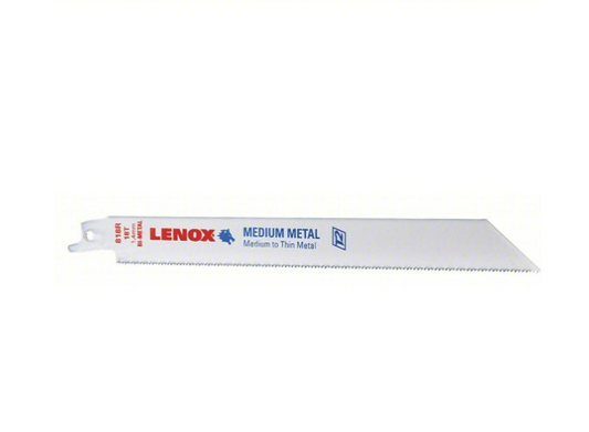 Lenox Reciprocating Saw Blades – Metal Cutting, 8 in, 18 TPI (81 Series)