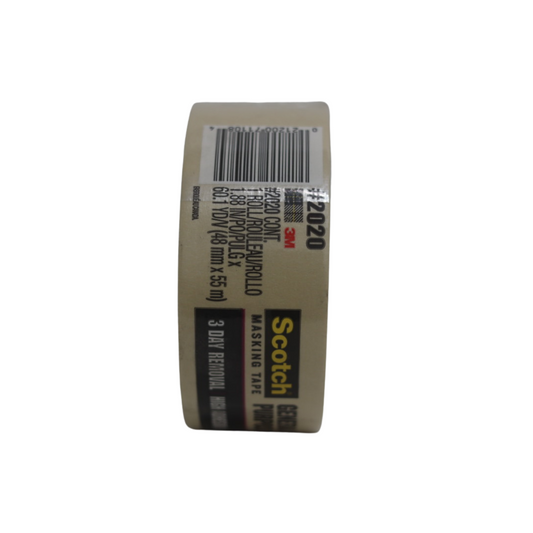 3M Scotch 2020 General Purpose Masking Tape, 1.88 in x 60 yd (48 mm x 55 m)